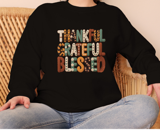 Thankful Grateful Blessed