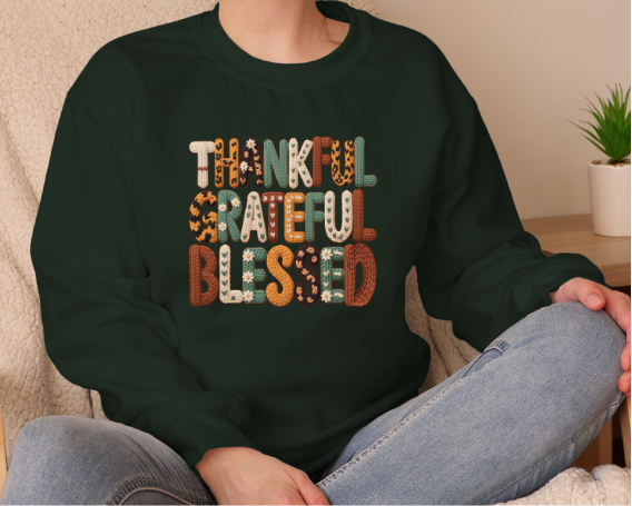 Thankful Grateful Blessed